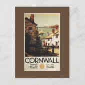 Straatscène met twee Mannen Briefkaart (Voorkant)