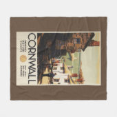 Straatscène met twee Mannen Fleece Deken (Voorkant (Horizontaal))