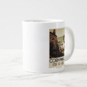 Straatscène met twee Mannen Grote Koffiekop (Voorkant rechts)