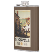 Straatscène met twee Mannen Heupfles (Links)