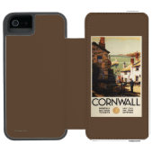 Straatscène met twee Mannen Incipio iPhone Portemonnee Hoesje (Agenda Open)