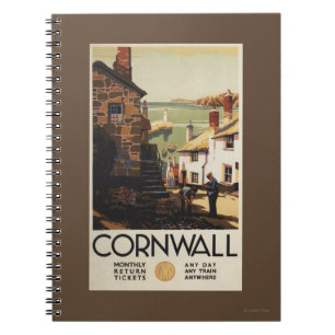 Straatscène met twee Mannen Notitieboek