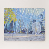 Straatsculptuur Calgary. Legpuzzel (Horizontaal)