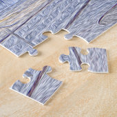 Straatsculptuur Calgary. Legpuzzel (Zijkant)