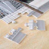 Straatsculptuur Calgary. Legpuzzel (Zijkant)