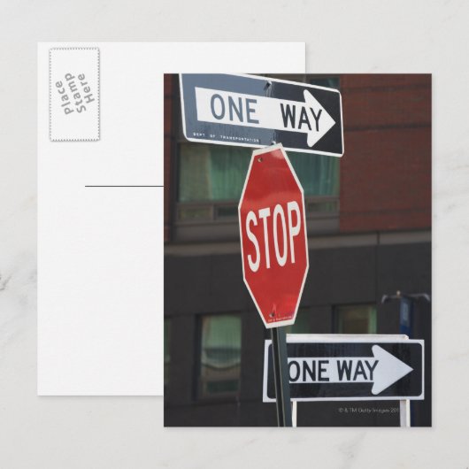 Straatsignalen Briefkaart (Voorkant / Achterkant)