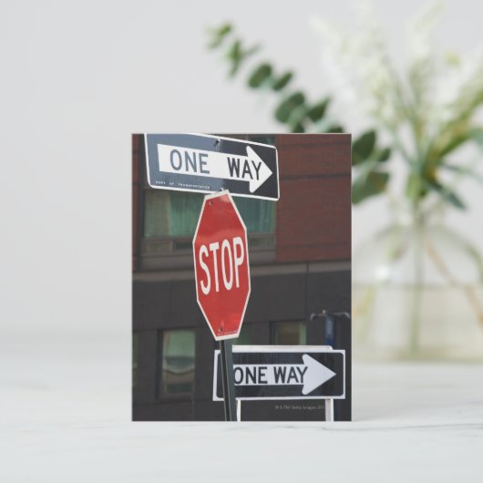 Straatsignalen Briefkaart (Staand voorkant)