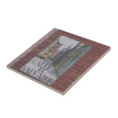 Straatsignalen van Madrid Tiles Tegeltje (Zijkant)