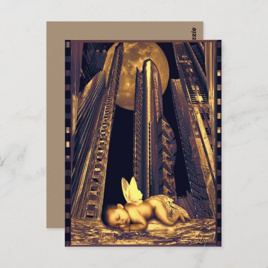 Straatslaapster Briefkaart (Voorkant / Achterkant)