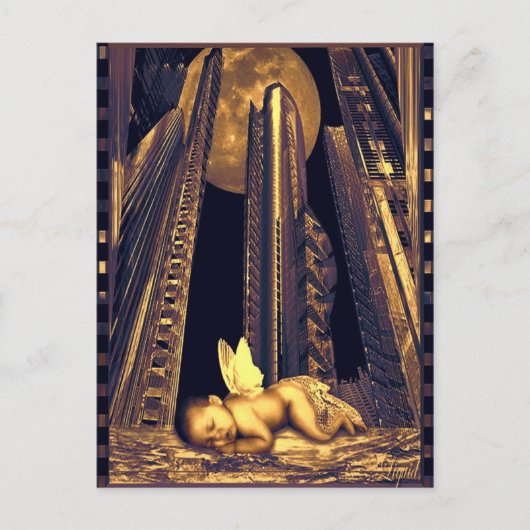 Straatslaapster Briefkaart (Voorkant)