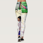 Straatspelen in de stad - Hop Scotch Leggings (Achterkant)