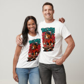 Straatstijl Beagle Skateboarden Graffiti Kunst T-shirt (Unisex)