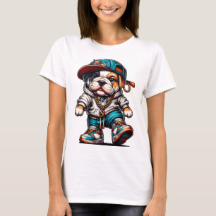 Straatstijl Bulldog T-shirt