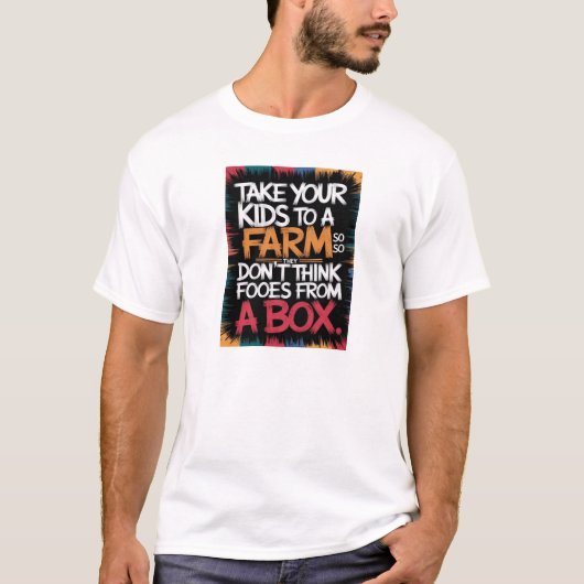 Straatstijl grafisch T-shirt (Voorkant)