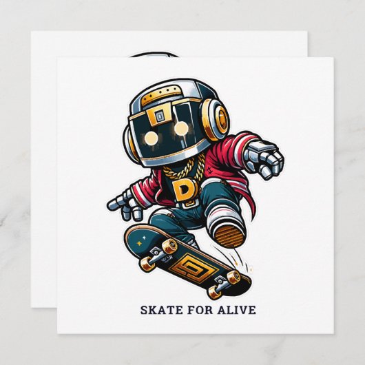 Straatstijl Schaats Series (Voorkant / Achterkant)