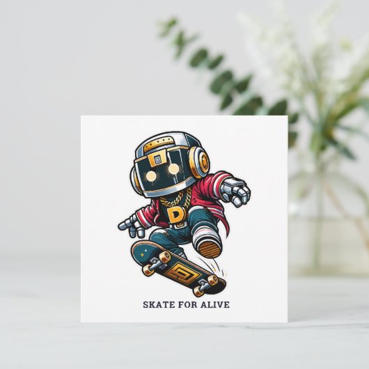 Straatstijl Schaats Series (Staand voorkant)