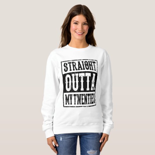 STRAATTE OUTTA MIJN 20-jarige cadeaudag Trui (Voorkant volledig)