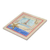 Straattegel voor ruimtevuurtoren "Vernieuwen" Tegeltje (Zijkant)