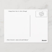 Straattram in Lissabon Briefkaart (Achterkant)