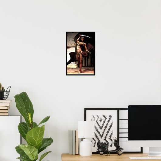 Straatvechter Poster (Thuiskantoor)