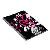 Straatverf Graffiti geen vrede Notitieboek (Rechterzijde)