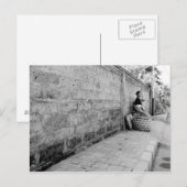 Straatverkoper Briefkaart (Voorkant / Achterkant)