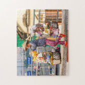 Straatverkoper, Ho Chi Minh City, Vietnam Legpuzzel (Verticaal)