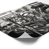 straatviolen poster (Hoek)