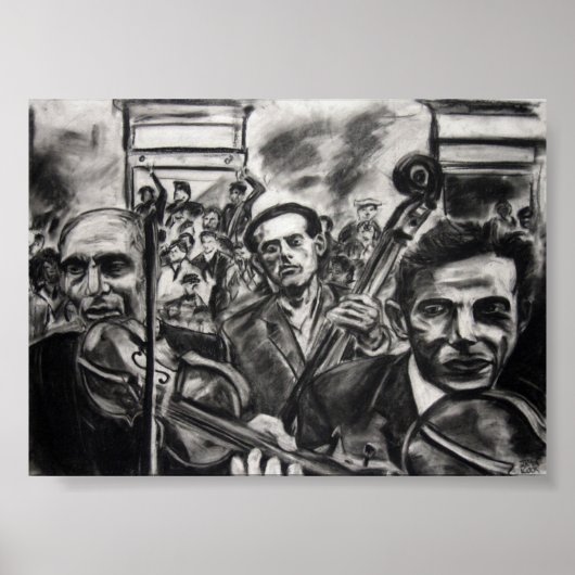 straatviolen poster (Voorkant)