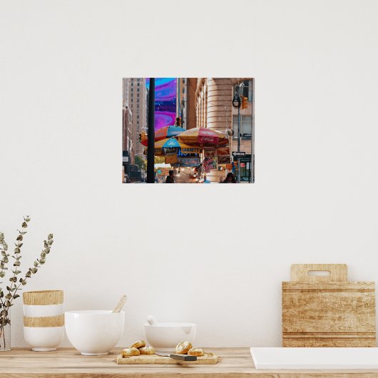 straatvoedsel poster (Keuken)