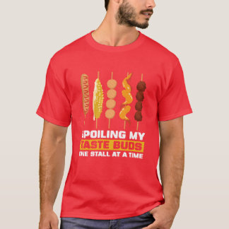 Straatvoedsel Spiesjes vrienden T-shirt