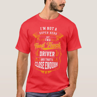 Straatvoedsel vrachtwagen Food retro T-shirt