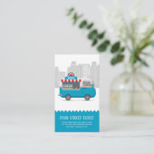 Straatvrachtwagen sushi visitekaartje (Staand voorkant)