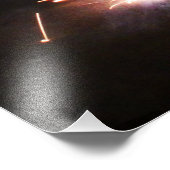 straatvuurwerk foto afdruk (Hoek)