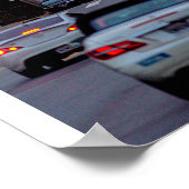 Straatwaartse Skyline Poster (Hoek)