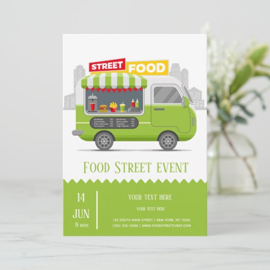 Straatwagen Kaart (Staand voorkant)