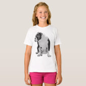 Straatwandel, zijdelingse pose-buddy t-shirt (Voorkant volledig)