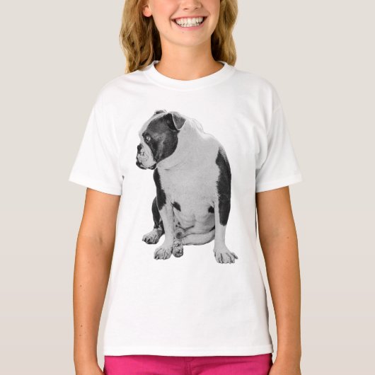 Straatwandel, zijdelingse pose-buddy t-shirt (Voorkant)