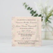  straatwedstrijd in de uitnodiging van Parijs (Staand voorkant)