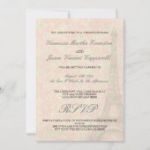  straatwedstrijd in de uitnodiging van Parijs (Voorkant)