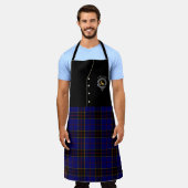 Strachan Clan Badge & Tartan Kilt Schort (Gedragen)