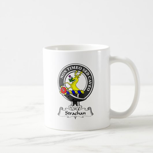 Strachan Clan Crest Koffiemok (Rechts)