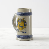 Strachan Coat of Arms Stein - Family Crest Bierpul (Voorkant links)
