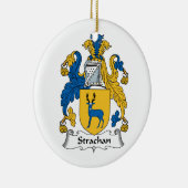Strachan Family Crest Keramisch Ornament (Rechts)