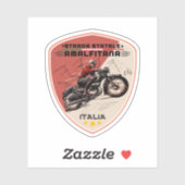 Strada statale 163 Amalfitana italiaanse apls Sticker (Vel)