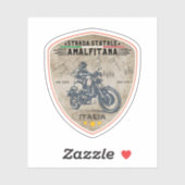 Strada statale 163 Amalfitana italian apls Sticker (Vel)