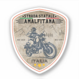 Strada statale 163 Amalfitana italian apls Sticker