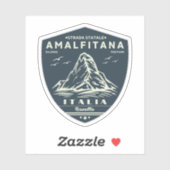 Strada statale 163 Amalfitana italian apls Sticker (Vel)