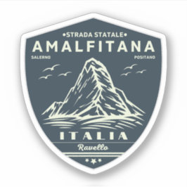 Strada statale 163 Amalfitana italian apls Sticker
