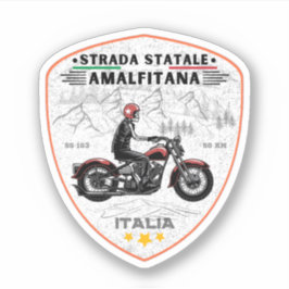 Strada statale 163 Amalfitana italian apls Sticker